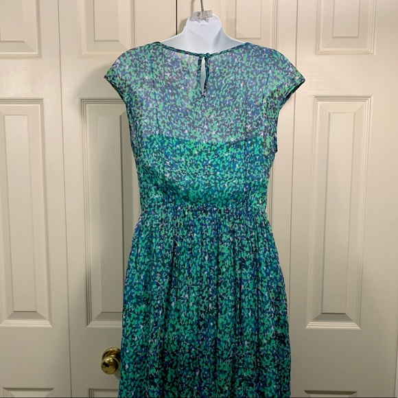 👗🌿 Green Spring Meadow J. Crew Dress - Picture 12 of 14